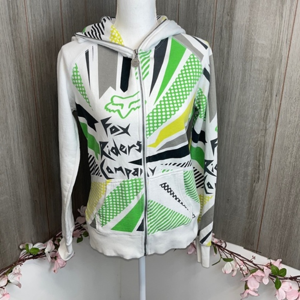 Fox Girls Hooded Zip Up Sweater‎